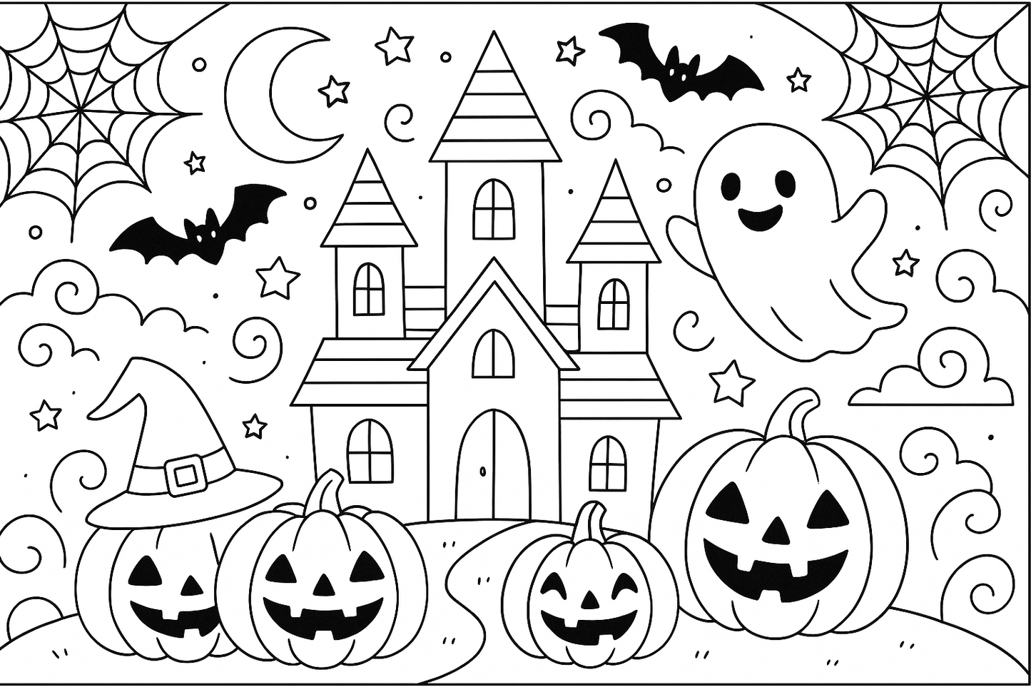 halloween coloring book