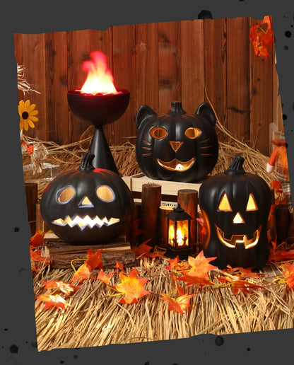 Halloween Pumpkin Lamp Bar Decoration Luminous Big Decorations Internet Celebrity Props Shopping Mall Outdoor Scene Layout Decoration