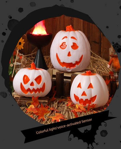Halloween Pumpkin Lamp Bar Decoration Luminous Big Decorations Internet Celebrity Props Shopping Mall Outdoor Scene Layout Decoration