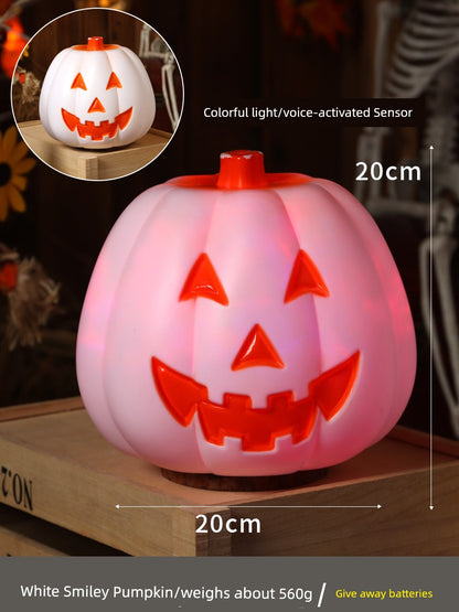 Halloween Pumpkin Lamp Bar Decoration Luminous Big Decorations Internet Celebrity Props Shopping Mall Outdoor Scene Layout Decoration