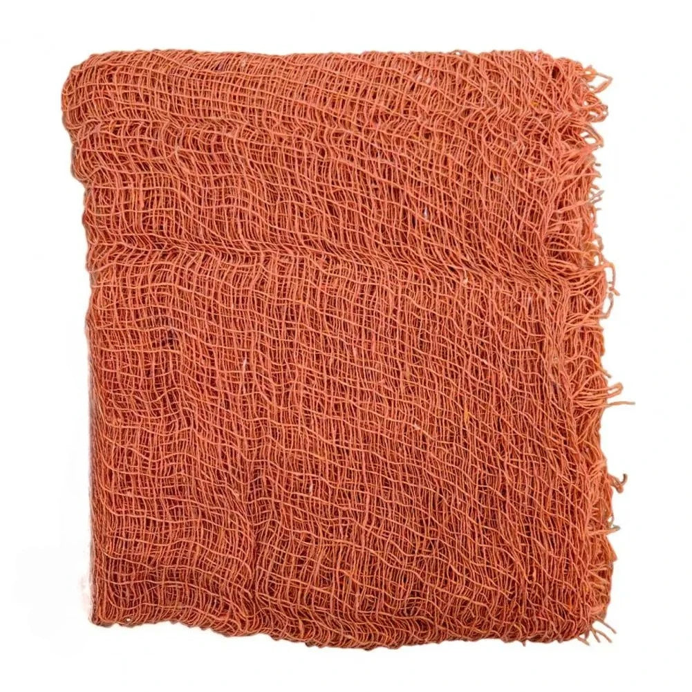 76x183cm Black Creepy Halloween Gauze – Spooky Cloth for Window, Door, Wall, or Table Decor.