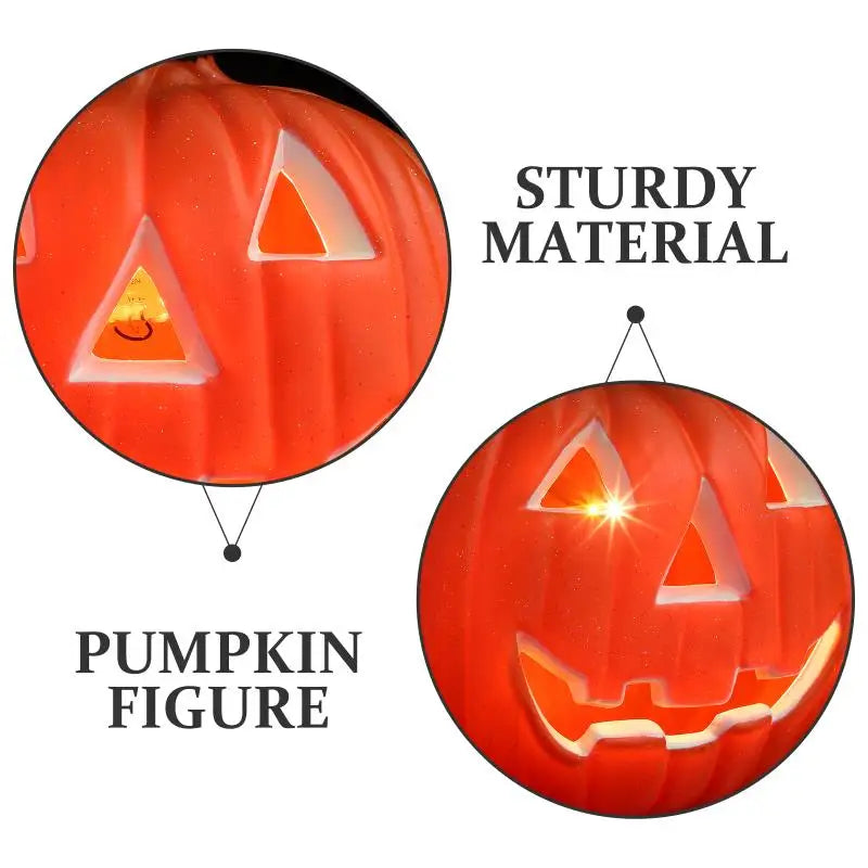 1Pc Halloween Pumpkin Lantern – Outdoor Decorative Light Prop.