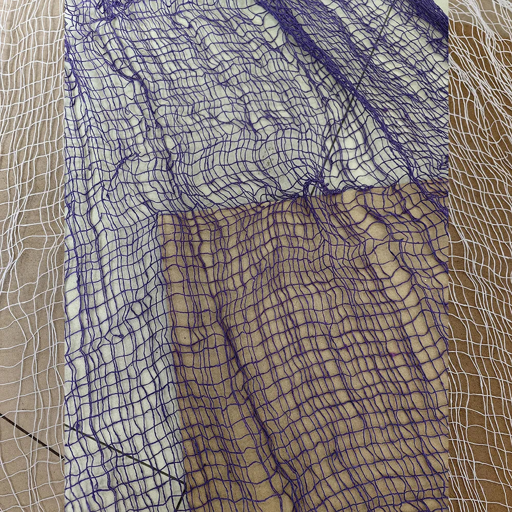 76x183cm Black Creepy Halloween Gauze – Spooky Cloth for Window, Door, Wall, or Table Decor.