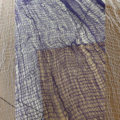 76x183cm Black Creepy Halloween Gauze – Spooky Cloth for Window, Door, Wall, or Table Decor.