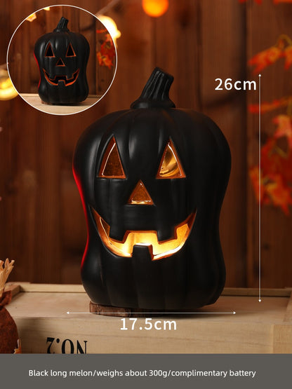 Halloween Pumpkin Lamp Bar Decoration Luminous Big Decorations Internet Celebrity Props Shopping Mall Outdoor Scene Layout Decoration