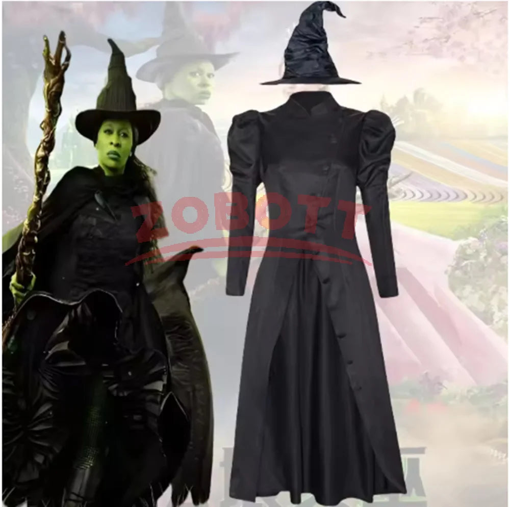 Wicked Witch Elphaba Costume – Women's Halloween Party Dress.