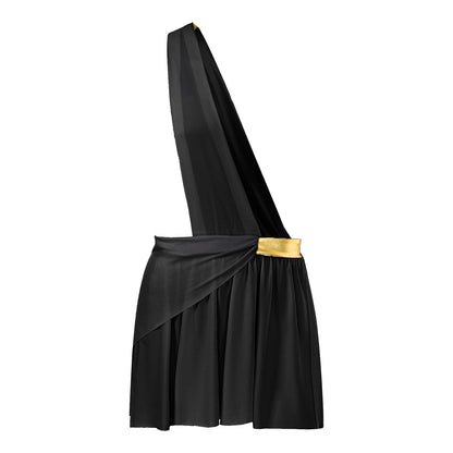 Men’s Ancient Greek God Costume – One-Shoulder Warrior Skirt for Halloween & Performance