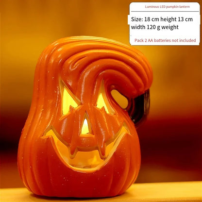 1Pc Halloween Pumpkin Lantern – Outdoor Decorative Light Prop.