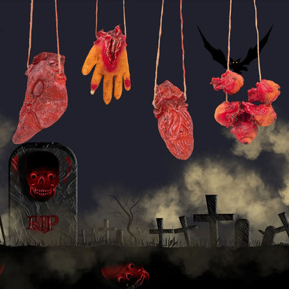 Creepy Halloween Ornaments Hanging Pendant Halloween Themed Decoration Props Haunted House Venue Layout Decoration Props