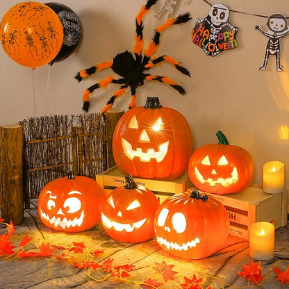 1Pc Halloween Pumpkin Lantern – Outdoor Decorative Light Prop.