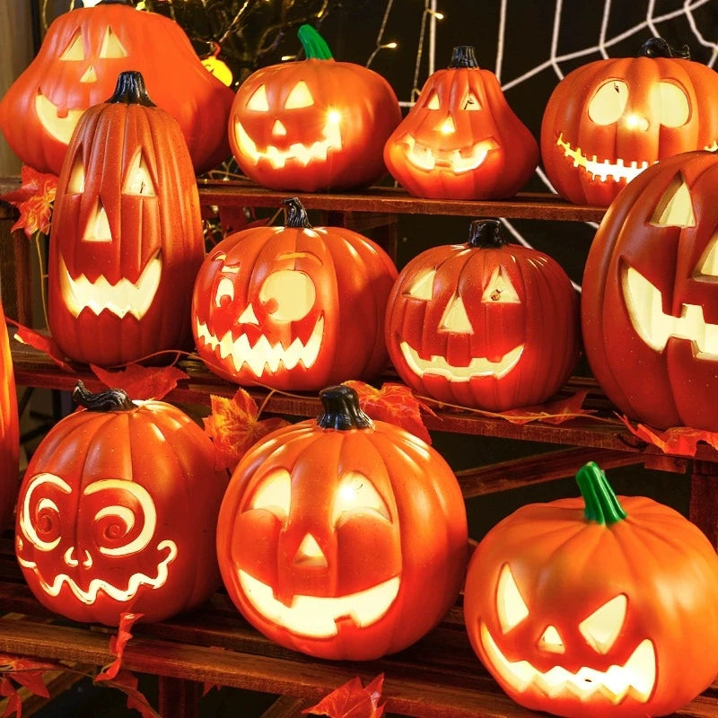 1Pc Halloween Pumpkin Lantern – Outdoor Decorative Light Prop.