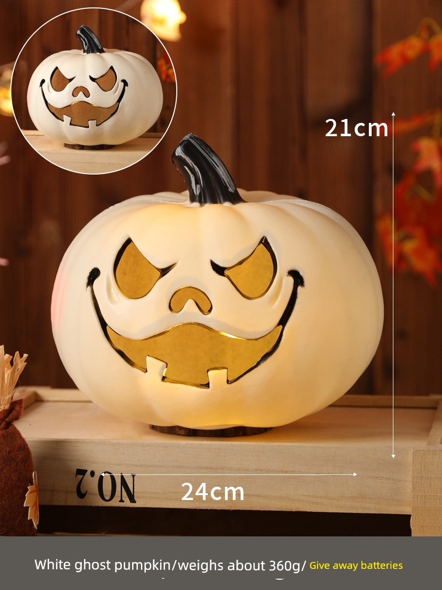 Halloween Pumpkin Lamp Bar Decoration Luminous Big Decorations Internet Celebrity Props Shopping Mall Outdoor Scene Layout Decoration