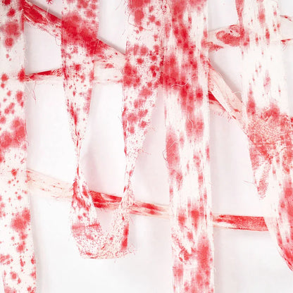 3m/5m Halloween Bloody Gauze Bandage – Horror Isolation Belt Prop for Haunted House & Party Decor