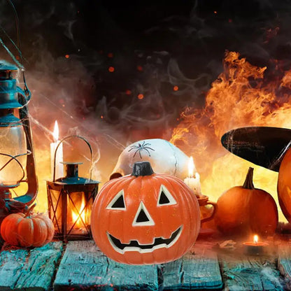 1Pc Halloween Pumpkin Lantern – Outdoor Decorative Light Prop.